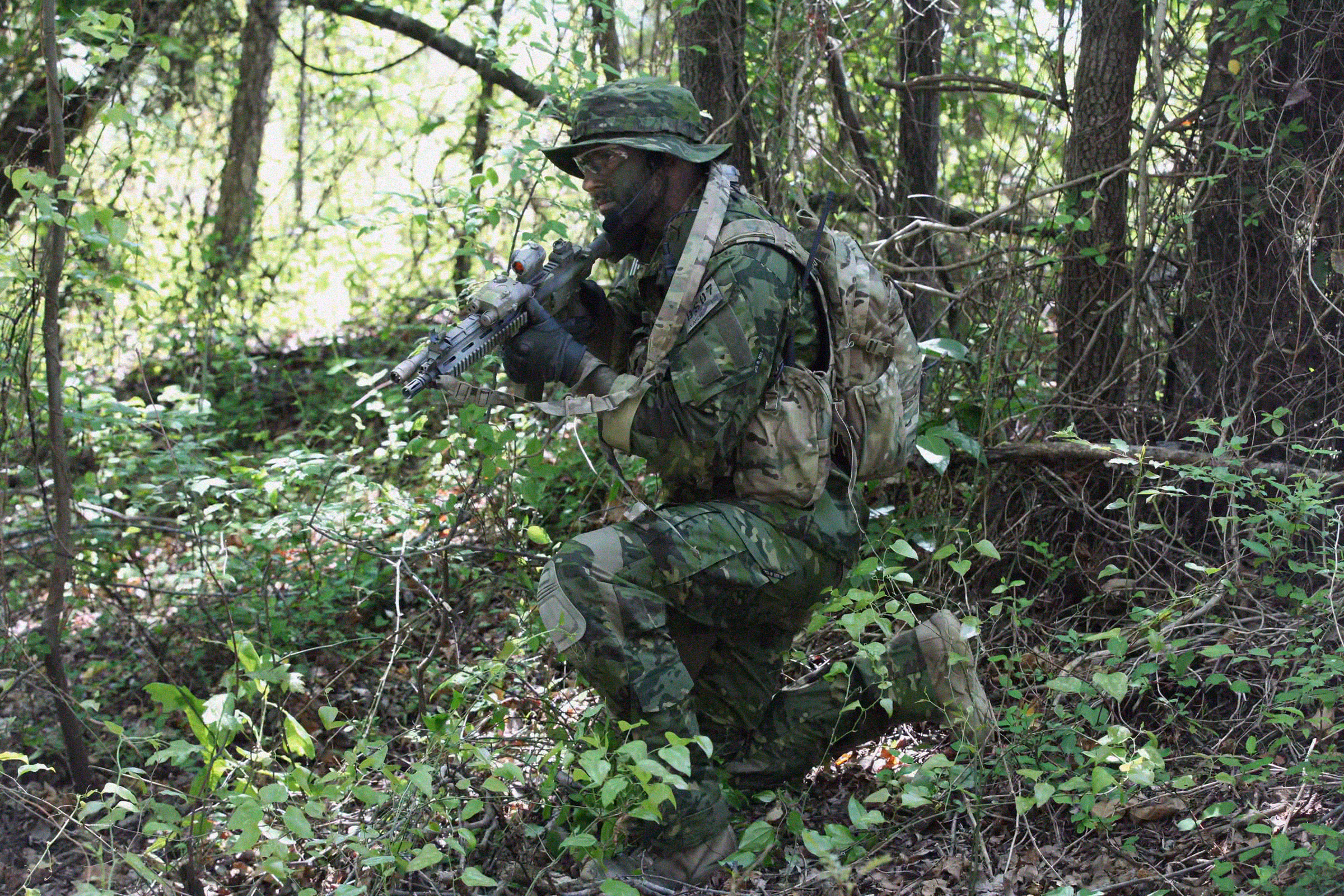 MultiCam® camouflage in natural terrain